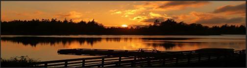 Lake Dock Sunset